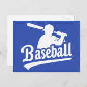 Benutzerdefiniertes FarbBaseball Postkarte (Vorne/Hinten)
