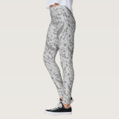 Benutzerdefiniertes Farbfalkenmuster Leggings (Links)