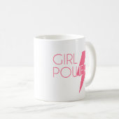 Benutzerdefiniertes farbiges Girl Power Cooles SVG Kaffeetasse (VorderseiteRechts)