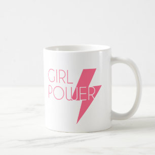 Benutzerdefiniertes farbiges Girl Power Cooles SVG Kaffeetasse
