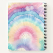 Benutzerdefiniertes farbiges Muster der Groovy-Gef Notizblock (Rückseite)