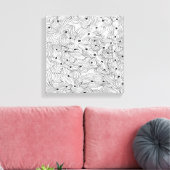 Benutzerdefiniertes farbiges und eigenständiges, a leinwanddruck (Insitu (Wohnzimmer))