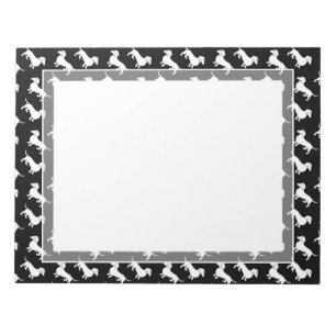 Benutzerdefiniertes Farbmuster für die Dackel Notizblock