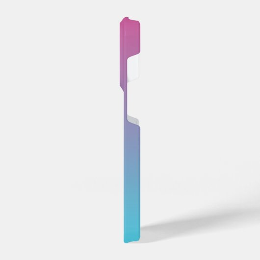 Benutzerdefiniertes FarbOmbre iPhone Hülle (Linke Seite)