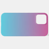 Benutzerdefiniertes FarbOmbre iPhone Hülle (Hinten horizontal)