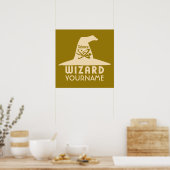 Benutzerdefiniertes Farbposter des Science Wizard Poster (Küche)