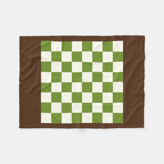Benutzerdefiniertes Farbschachbrett Fleecedecke (Vorderseite (Horizontal))