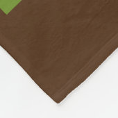 Benutzerdefiniertes Farbschachbrett Fleecedecke (Ecke)