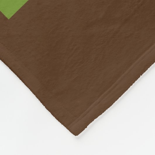 Benutzerdefiniertes Farbschachbrett Fleecedecke (Ecke)