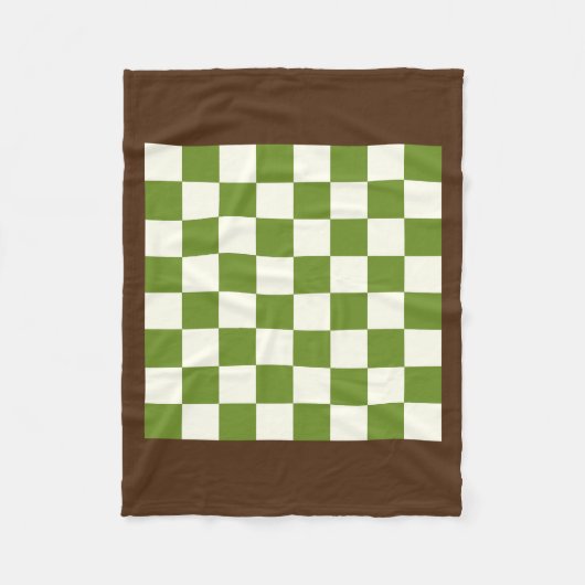 Benutzerdefiniertes Farbschachbrett Fleecedecke (Vorderseite)