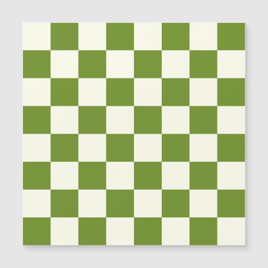 Benutzerdefiniertes Farbschachbrett Magnetkarte (Vorderseite)