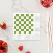 Benutzerdefiniertes Farbschachbrett Serviette (Beispiel)