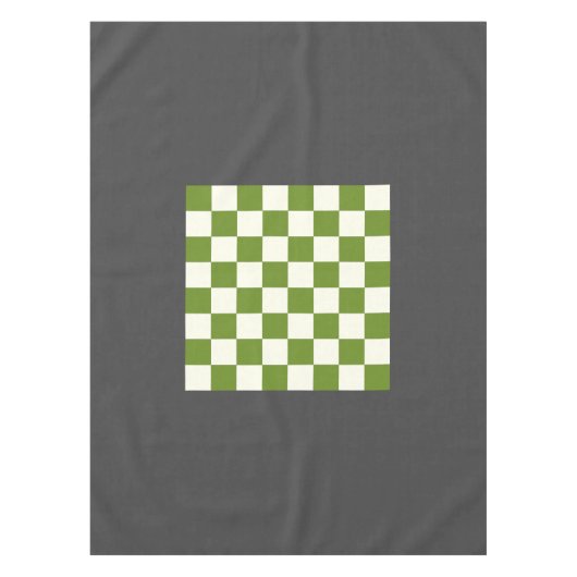 Benutzerdefiniertes Farbschachbrett Tischdecke (Vorderseite)