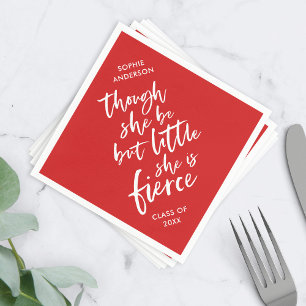 Benutzerdefiniertes Farbscript Klein aber feurig S Serviette