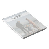 Benutzerdefiniertes Farbvolles Foto Personalisiert Notizblock (angewinkelt)