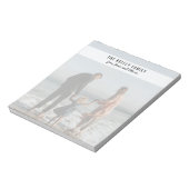 Benutzerdefiniertes Farbvolles Foto Personalisiert Notizblock (Rotiert)