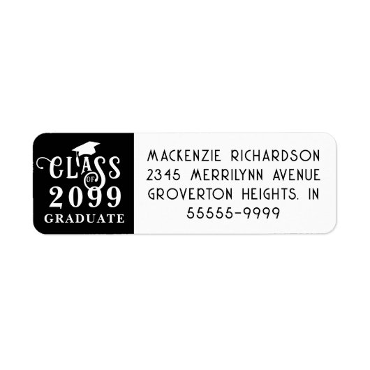 Benutzerdefiniertes Farbzeichen für moderne Abschl (Vorne)