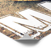 Benutzerdefiniertes Fastballspiel-Software-Player- Poster (Ecke)