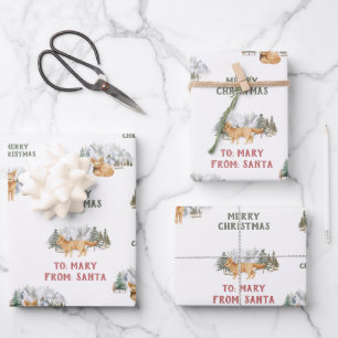 Benutzerdefiniertes Fennec Fox Geschenkpapier Set