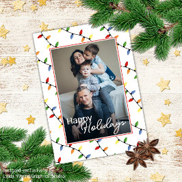 Benutzerdefiniertes festes Party-Zeichenketten-Mus Feiertagskarte