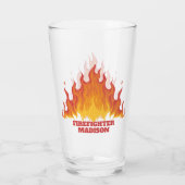 Benutzerdefiniertes Feuerwehrglas Glas (Rückseite)