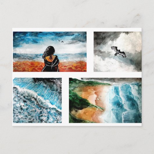 Benutzerdefiniertes Feybild Feiertagspostkarte (Vorderseite)