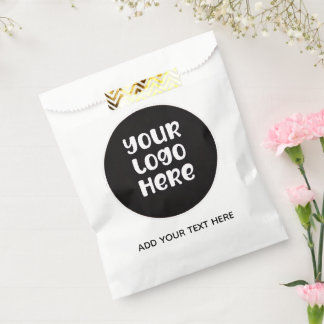 Benutzerdefiniertes Firmen-Branding-Logo und Text Geschenktütchen