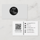 Benutzerdefiniertes Firmencard-Logo, Qr-Code, Gesc Visitenkarte (Vorne/Hinten)