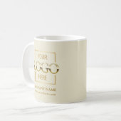 Benutzerdefiniertes Firmengeschenk mit Firmenlogo Kaffeetasse (Vorderseite Links)