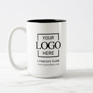 Benutzerdefiniertes Firmengeschenk mit Unternehmen Zweifarbige Tasse