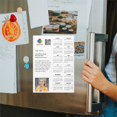 Benutzerdefiniertes Firmenlogo 2026 Terminkalender Magnetkarte