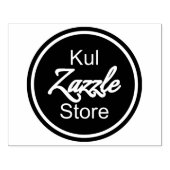 Benutzerdefiniertes Firmenlogo 4.0" x 5.0" Holzkun Gummistempel (Prägung)