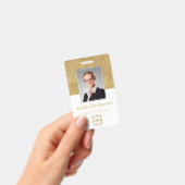 Benutzerdefiniertes Firmenlogo Bar-Code Mitarbeite Ausweis (Handheld)