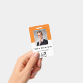 Benutzerdefiniertes Firmenlogo Bar-Code Mitarbeite Ausweis (Handheld)