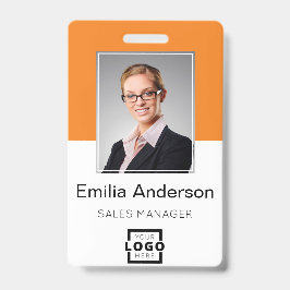 Benutzerdefiniertes Firmenlogo Bar-Code Mitarbeite Ausweis