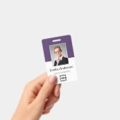 Benutzerdefiniertes Firmenlogo Bar-Code Mitarbeite Ausweis (Handheld)