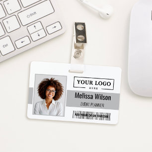 Benutzerdefiniertes Firmenlogo Barcode QR-Code Mit Ausweis