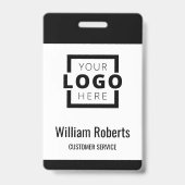 Benutzerdefiniertes Firmenlogo Basis-Mitarbeiter Ausweis (Vorderseite)