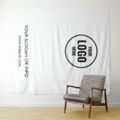 Benutzerdefiniertes Firmenlogo | BERUFLICH Wandteppich (Beispiel (Horizontal))
