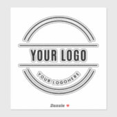 Benutzerdefiniertes Firmenlogo | Berufliches Firme Aufkleber (Blatt)