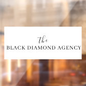 Benutzerdefiniertes Firmenlogo | Berufliches Unter Fensteraufkleber (Blatt 2)