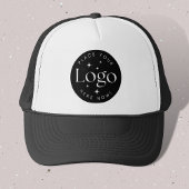 Benutzerdefiniertes Firmenlogo Black Trucker Hat Truckerkappe
