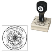 Benutzerdefiniertes Firmenlogo | BOTANISCHE RUSTIS Gummistempel (Stempel)