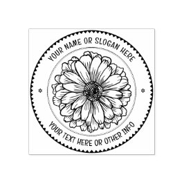 Benutzerdefiniertes Firmenlogo | BOTANISCHE RUSTIS Gummistempel