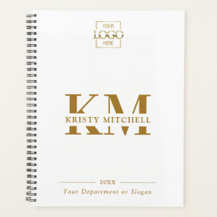 Benutzerdefiniertes Firmenlogo & Branding-Monogram Planer