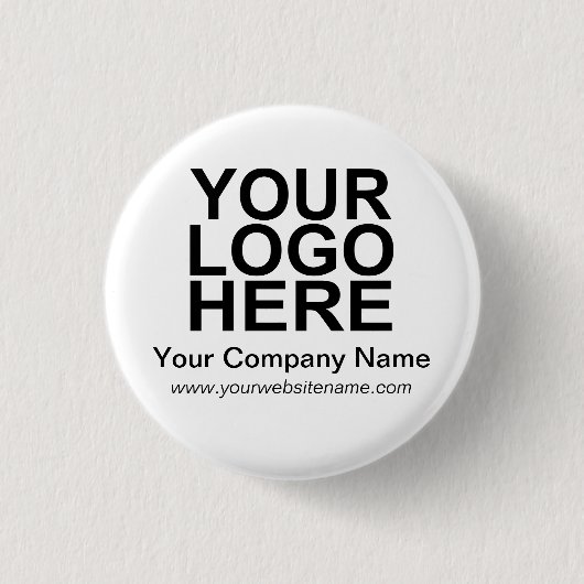 Benutzerdefiniertes Firmenlogo Button (Vorderseite)