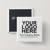 Benutzerdefiniertes Firmenlogo Button (Vorne & Hinten)