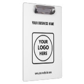 Benutzerdefiniertes Firmenlogo Clipboard Klemmbrett (Rechts)