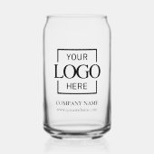 Benutzerdefiniertes Firmenlogo Corporate Branding Dosenglas (Vorderseite)