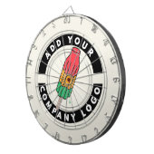 Benutzerdefiniertes Firmenlogo Dartscheibe (Vorderseite rechts)